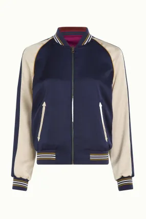 King Louie bomber jacket monka evening blue