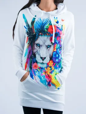 King of Lions Hooded Dress