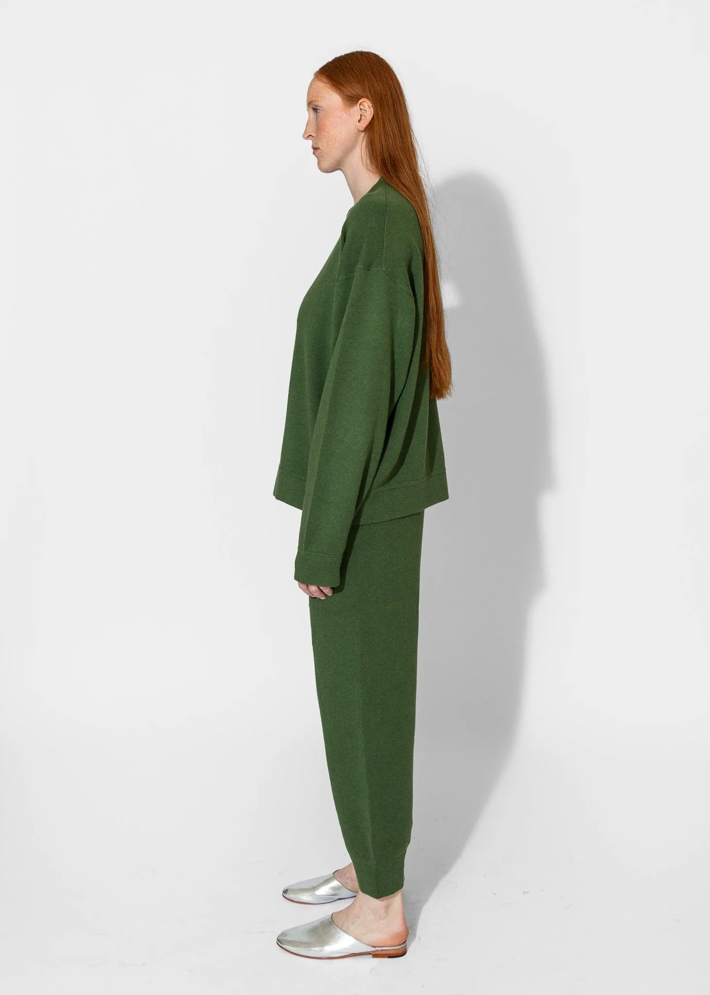 Knit Sweatpants in Pine