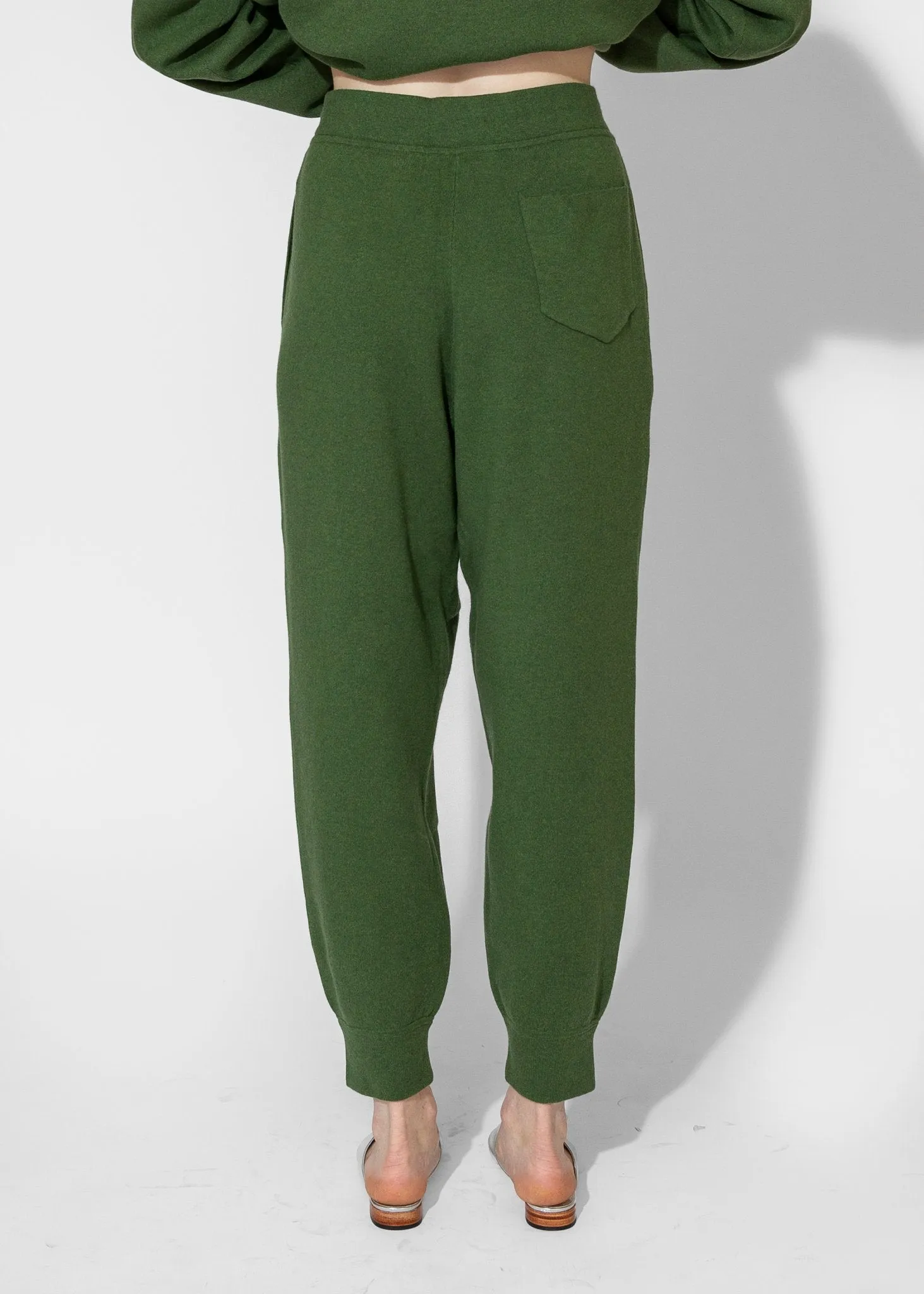 Knit Sweatpants in Pine