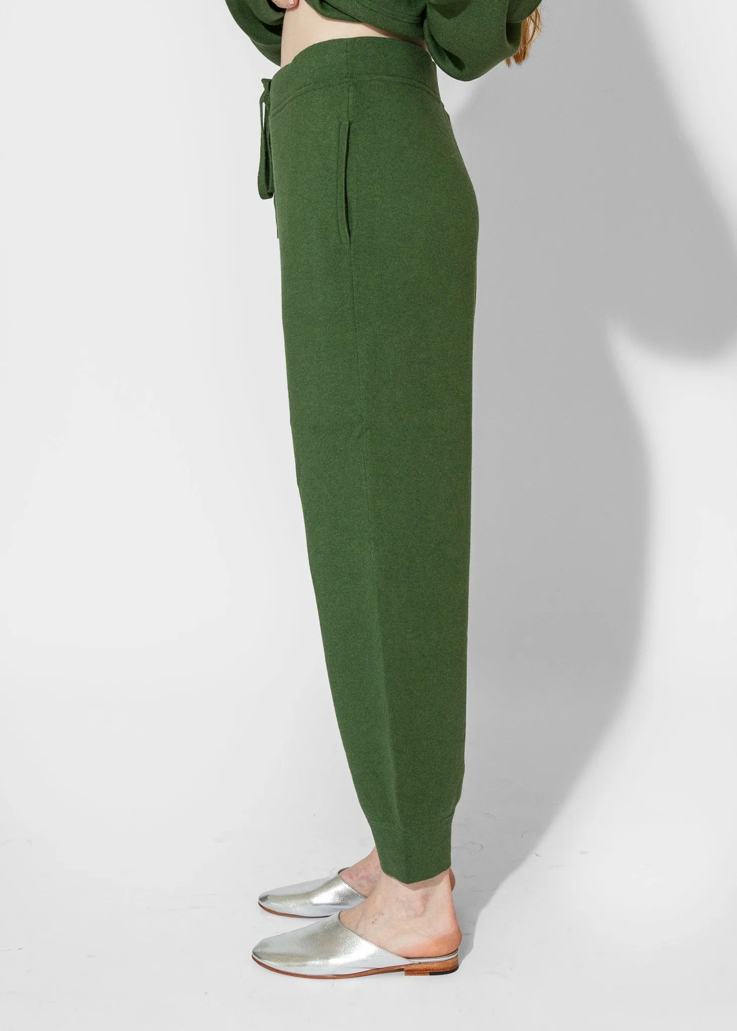 Knit Sweatpants in Pine