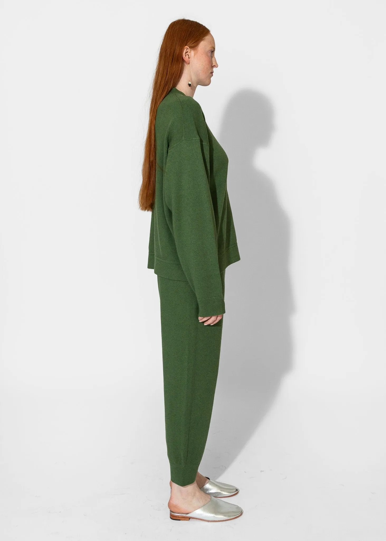 Knit Sweatpants in Pine