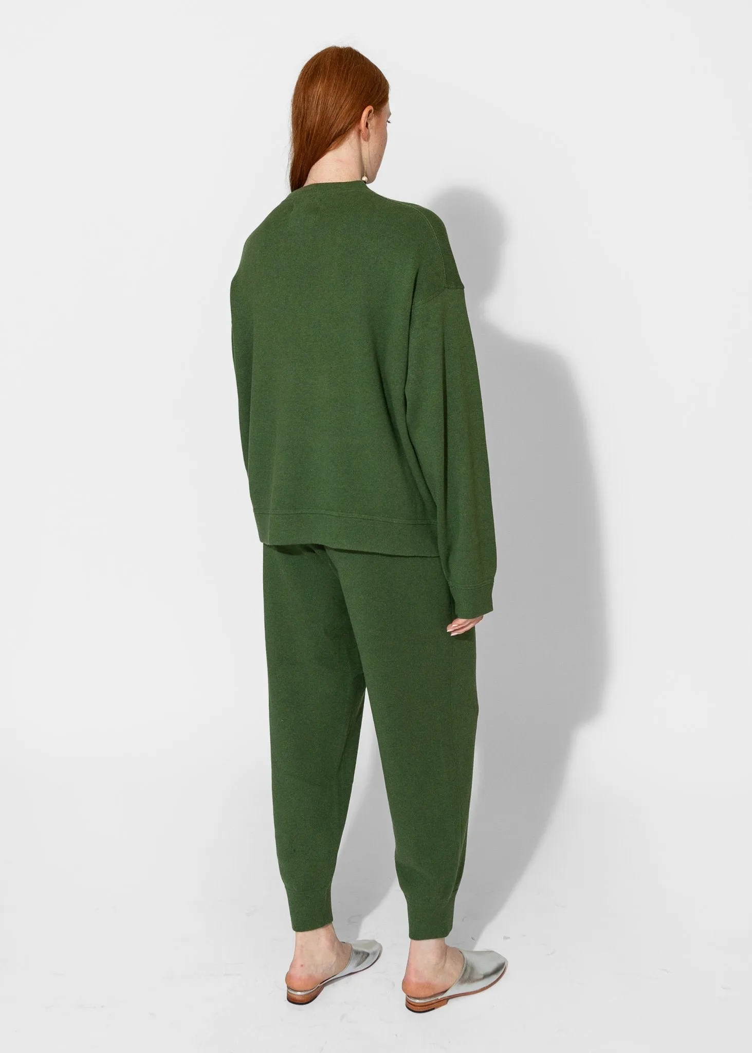 Knit Sweatpants in Pine