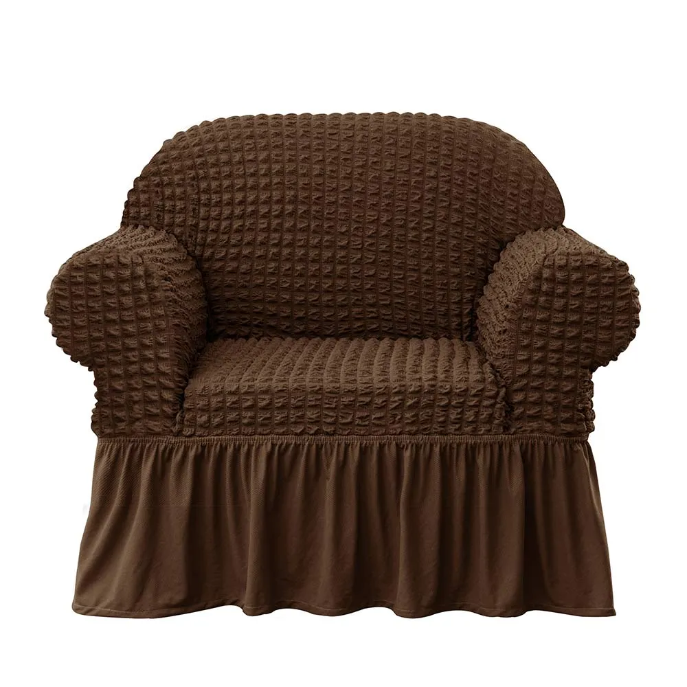 Kourtney Skirt Style Stretch Sofa Slipcover