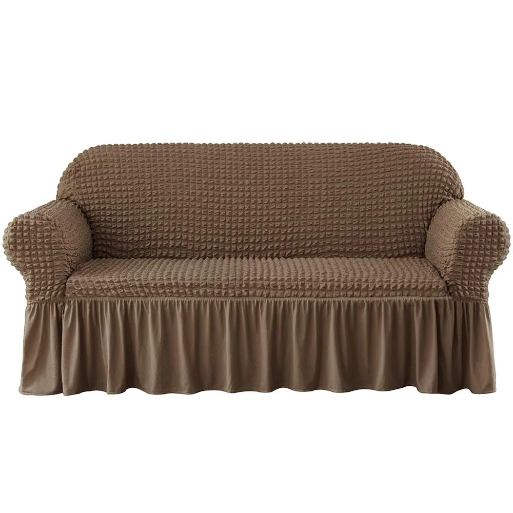 Kourtney Skirt Style Stretch Sofa Slipcover