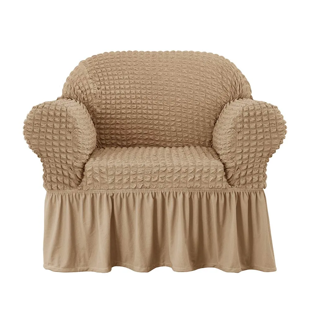 Kourtney Skirt Style Stretch Sofa Slipcover