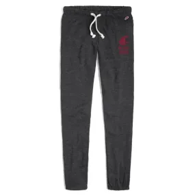 Ladies WSU Cougar's Dark Grey Jogger Sweats