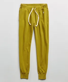 Lightweight Slim Jogger Sweatpant in Lime Leaf