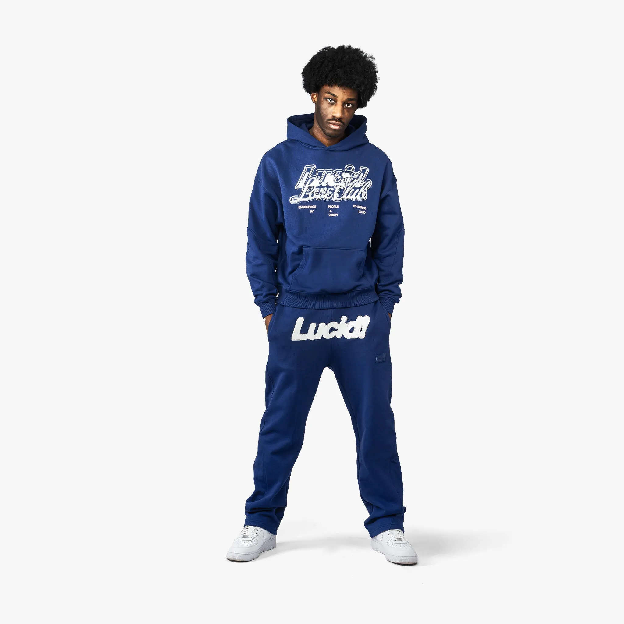 Lucid! Sweatpants Blue/White