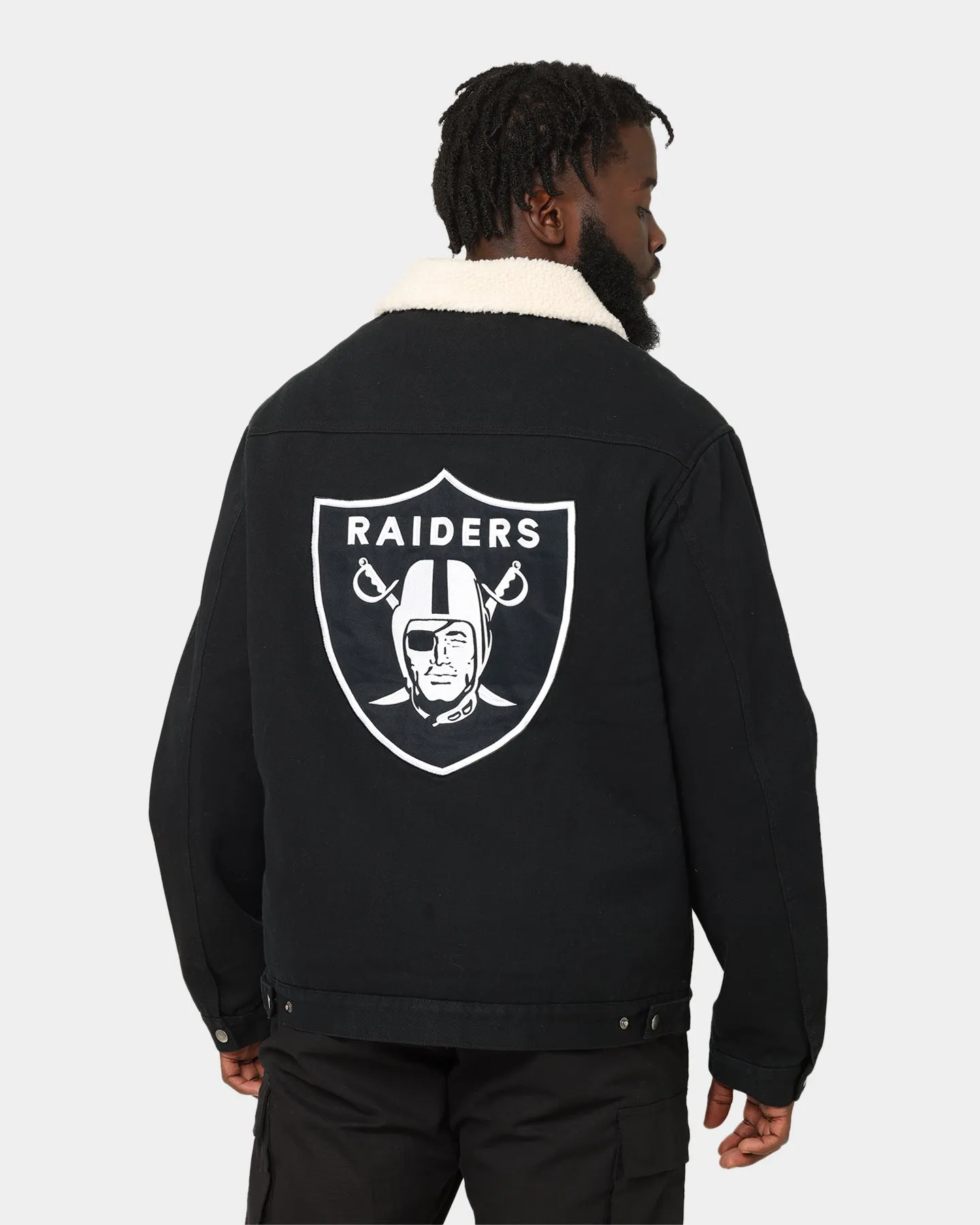 Majestic Athletic Las Vegas Raiders Sherpa Jacket Black