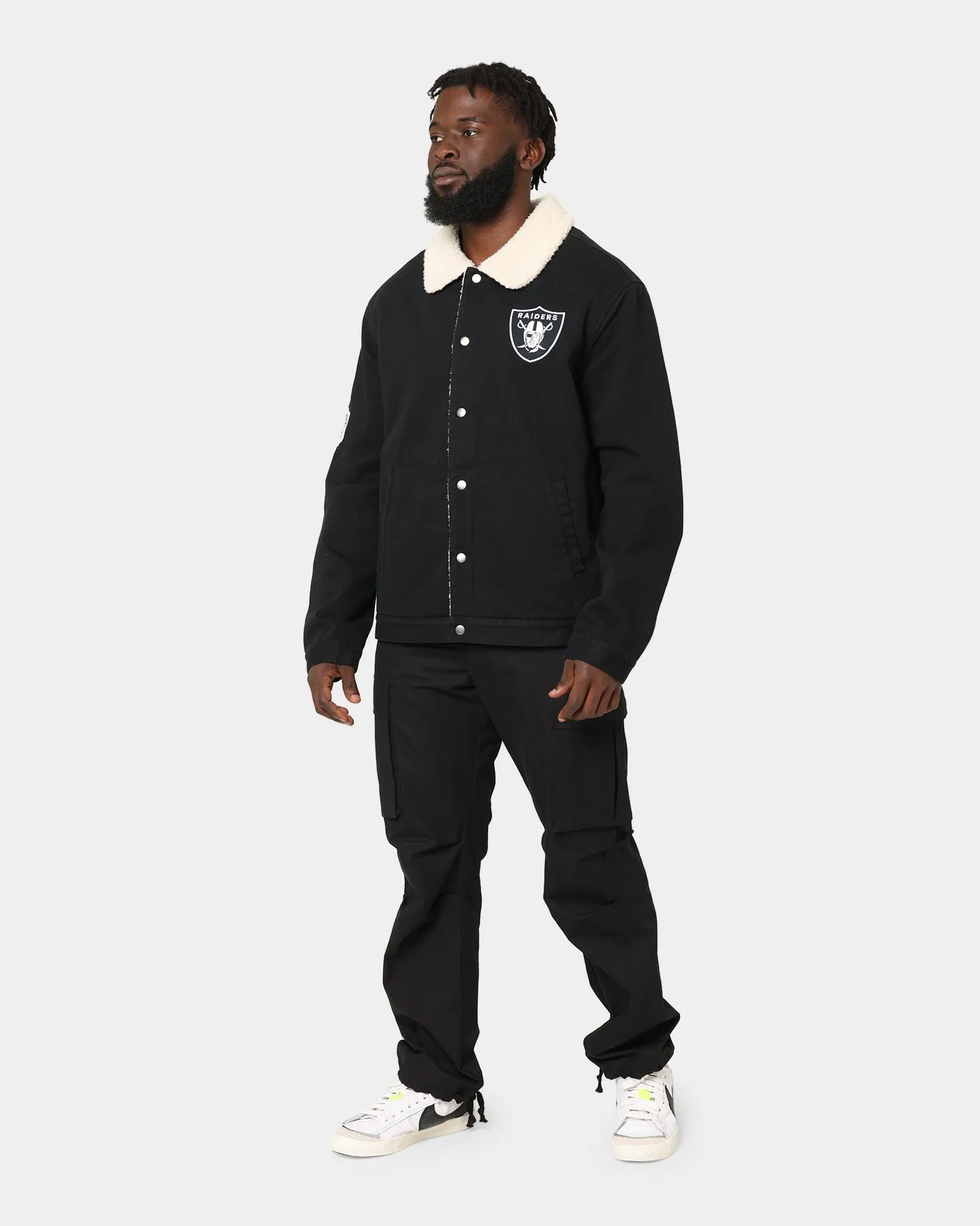 Majestic Athletic Las Vegas Raiders Sherpa Jacket Black