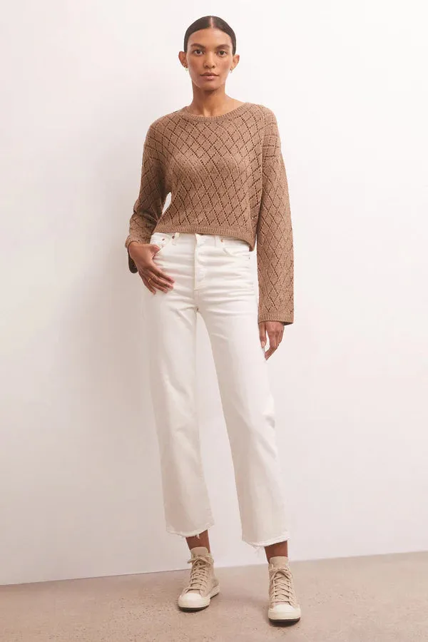 Makenna Crop Sweater | Milkshake