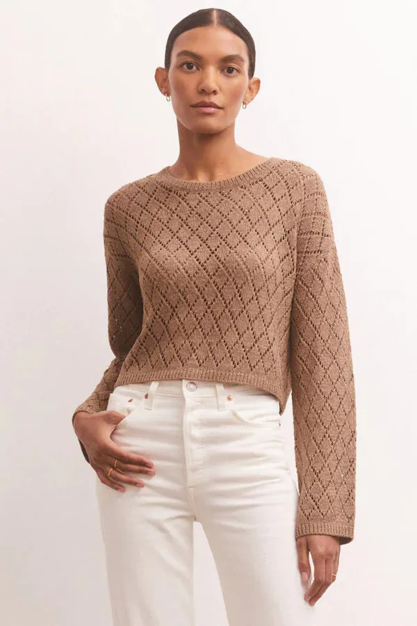 Makenna Crop Sweater | Milkshake