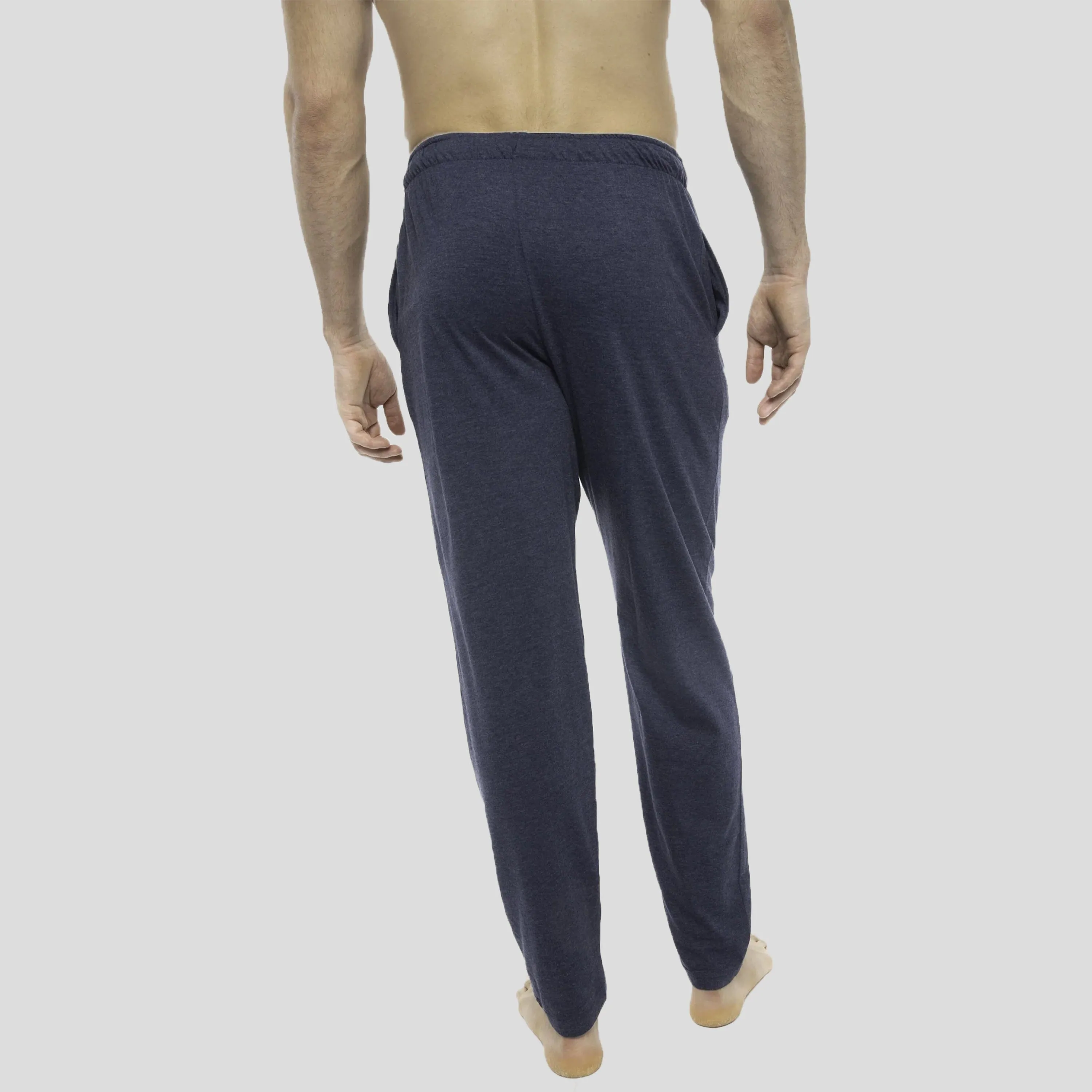 Members Only Members Only Heather Contrast Elastic Sleep Pants - Blue Turq