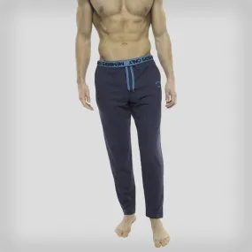 Members Only Members Only Heather Contrast Elastic Sleep Pants - Blue Turq