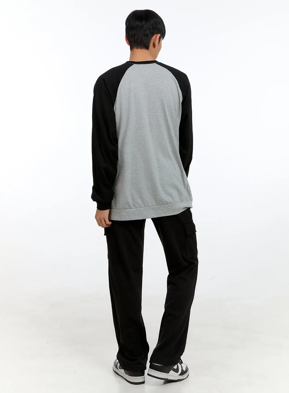 Men's Cargo Sweatpants (Black) IG416