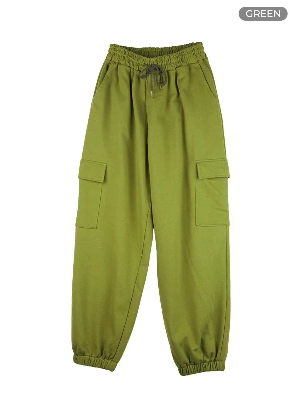 Men's Cotton Cargo Sweatpants IG402