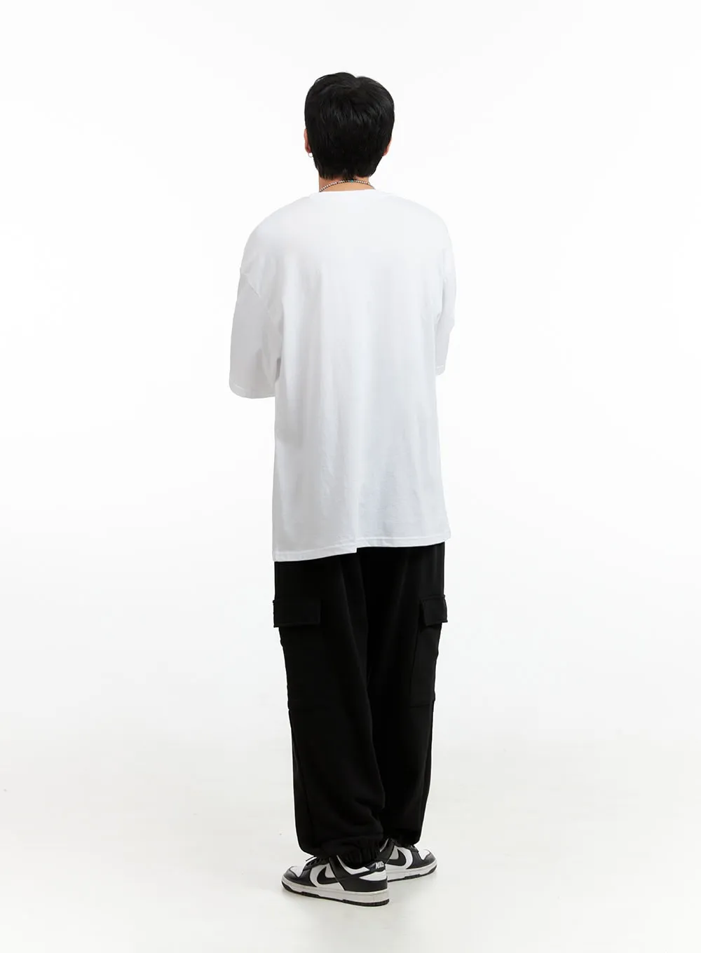 Men's Cotton Cargo Sweatpants IG402