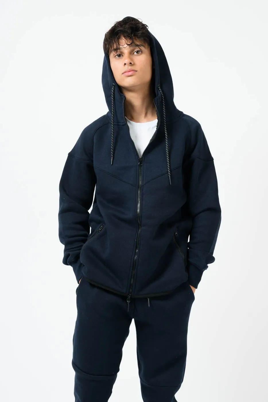 Mens Diagonal Stitching Tracksuit