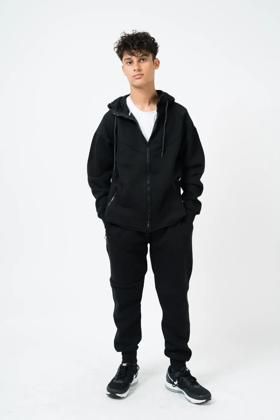 Mens Diagonal Stitching Tracksuit