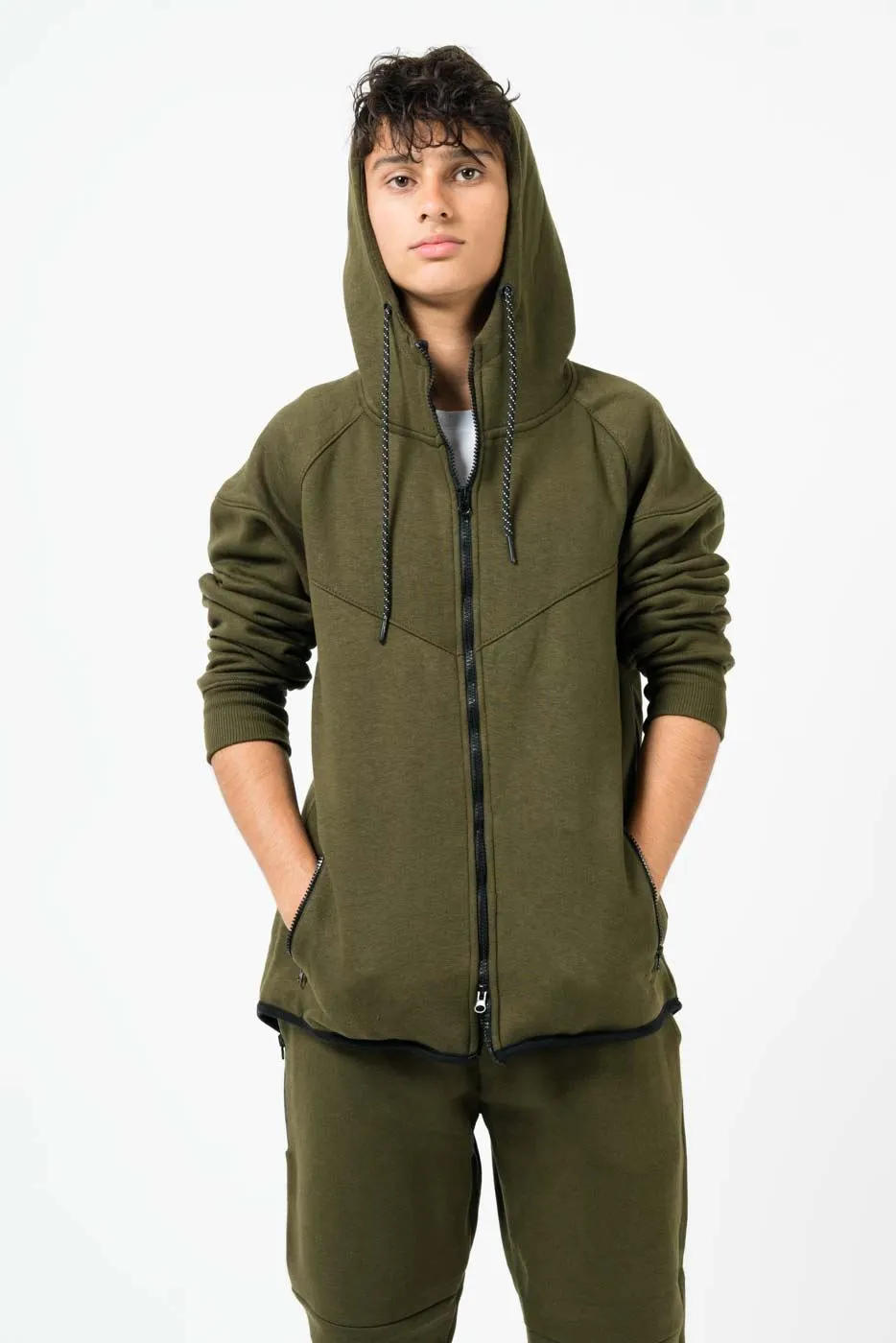 Mens Diagonal Stitching Tracksuit