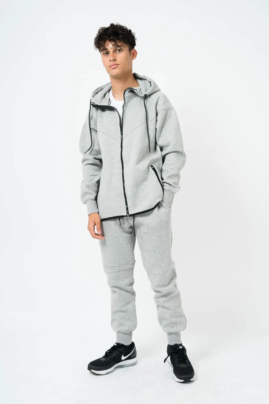 Mens Diagonal Stitching Tracksuit