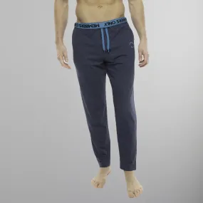 Men's Heather Contrast Elastic Sleep Pants - Blue Turq - FINAL SALE