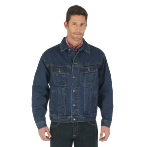 Men's Wrangler Rugged Wear Denim Jacket Antique Indigo