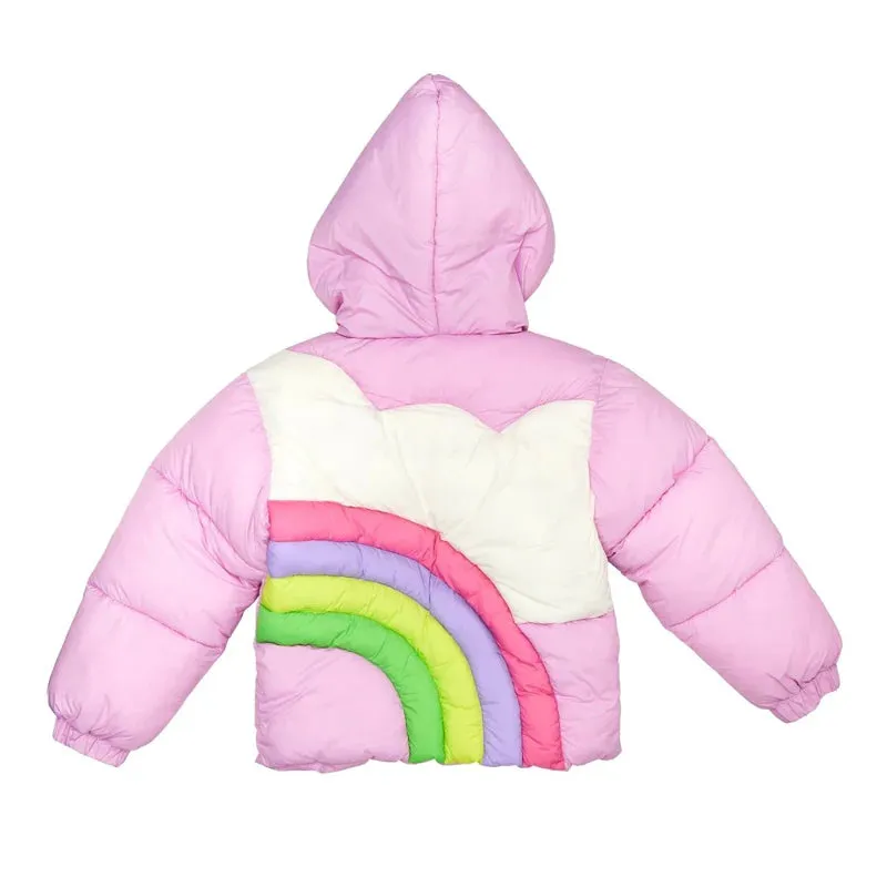 Mini Dreamers Alexis Rainbow Puffer Jacket