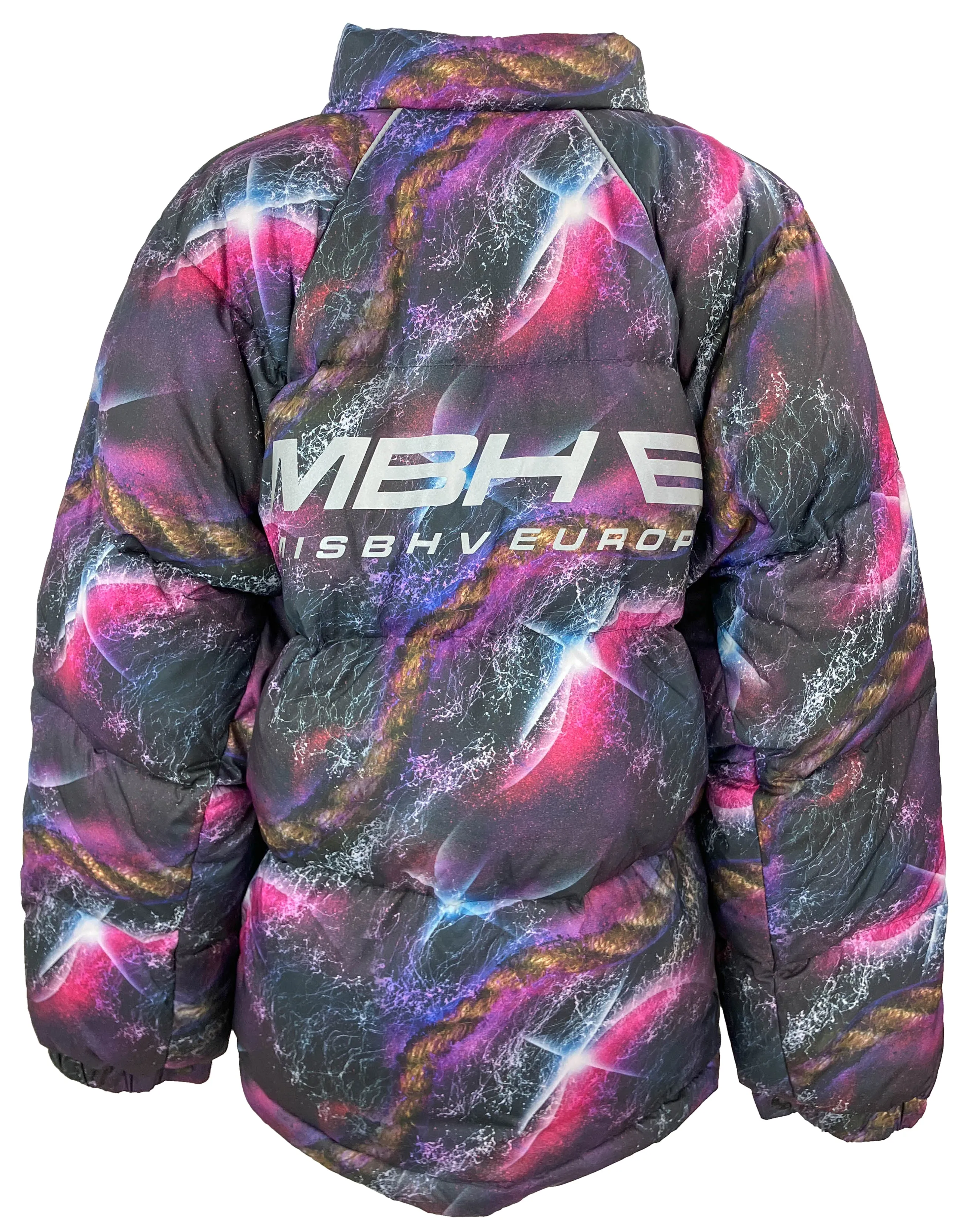 MISBHV Galaxy Puffer Jacket in Multi