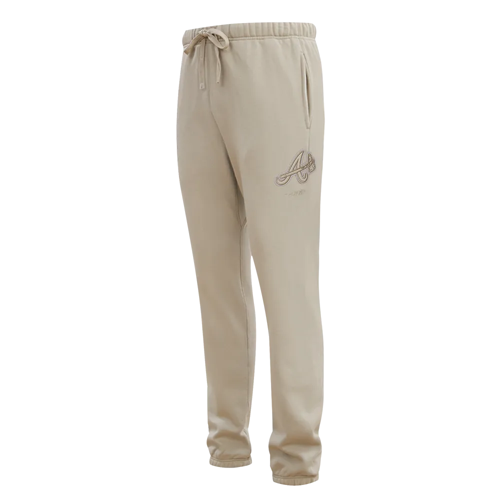 MLB ATLANTA BRAVES NEUTRAL MEN'S SWEATPANT (TAUPE)