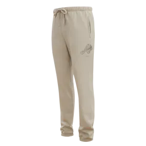 MLB ATLANTA BRAVES NEUTRAL MEN'S SWEATPANT (TAUPE)