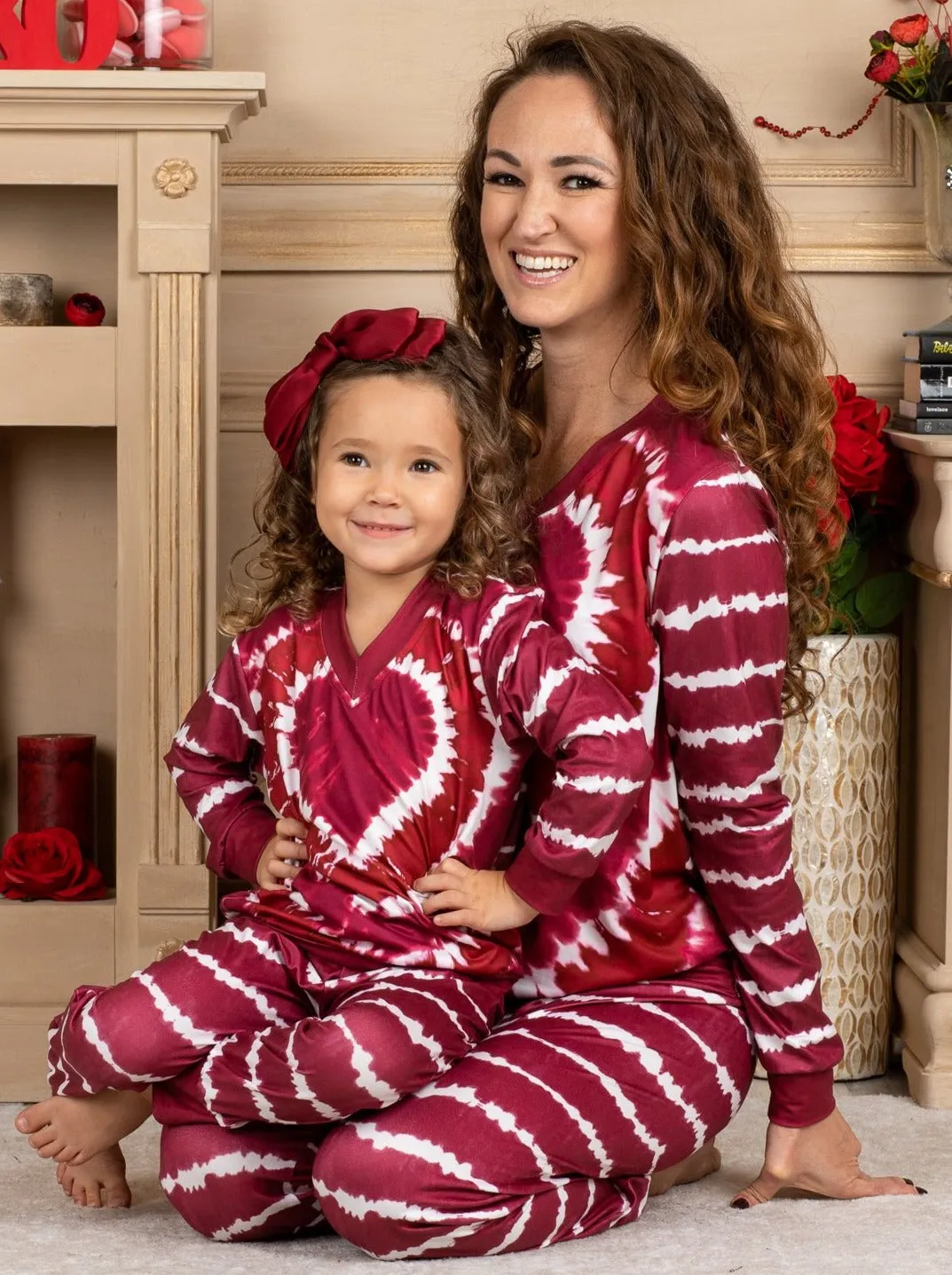 Mommy and Me Tie Dye Love Loungewear Set