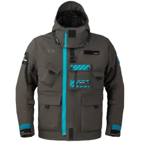 MONSTER ALL SEASON PARKA GUNMETAL / CYAN RSJ726