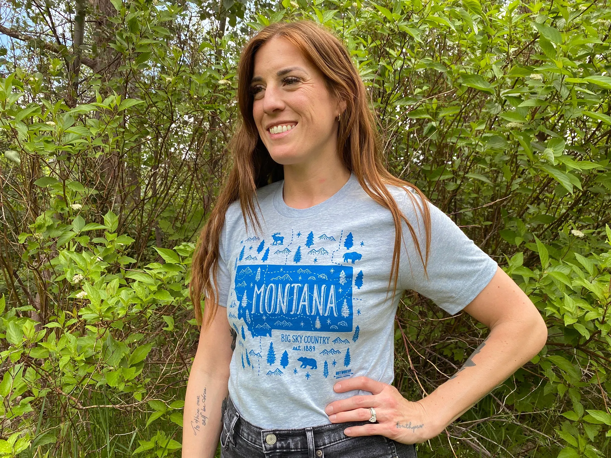 Montana Map T-Shirt