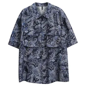 Mystic Blue Paisley Breeze Shirt