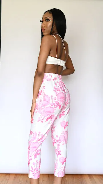 NAISHA TAILORED CIGARETTE PANTS