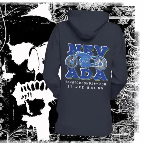 Nevada Blue and Grey Pullover Hoodie