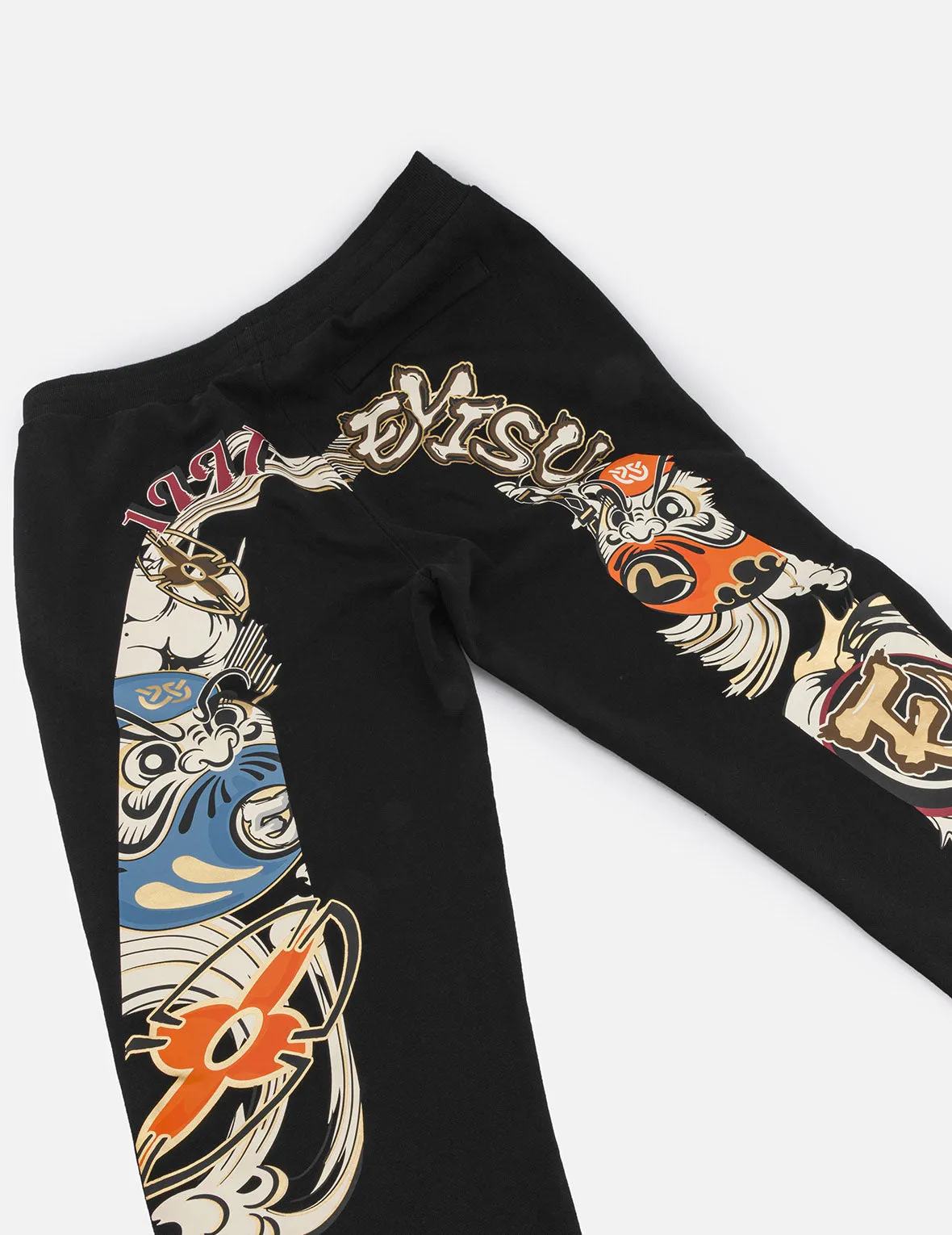 Ninja Daruma Daicock Print Regular Fit Sweatpants