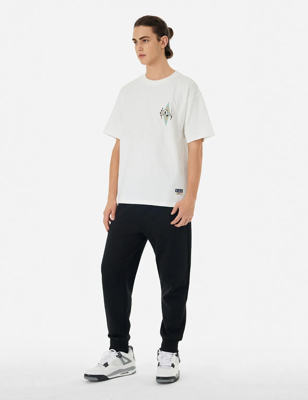 Ninja Daruma Daicock Print Regular Fit Sweatpants