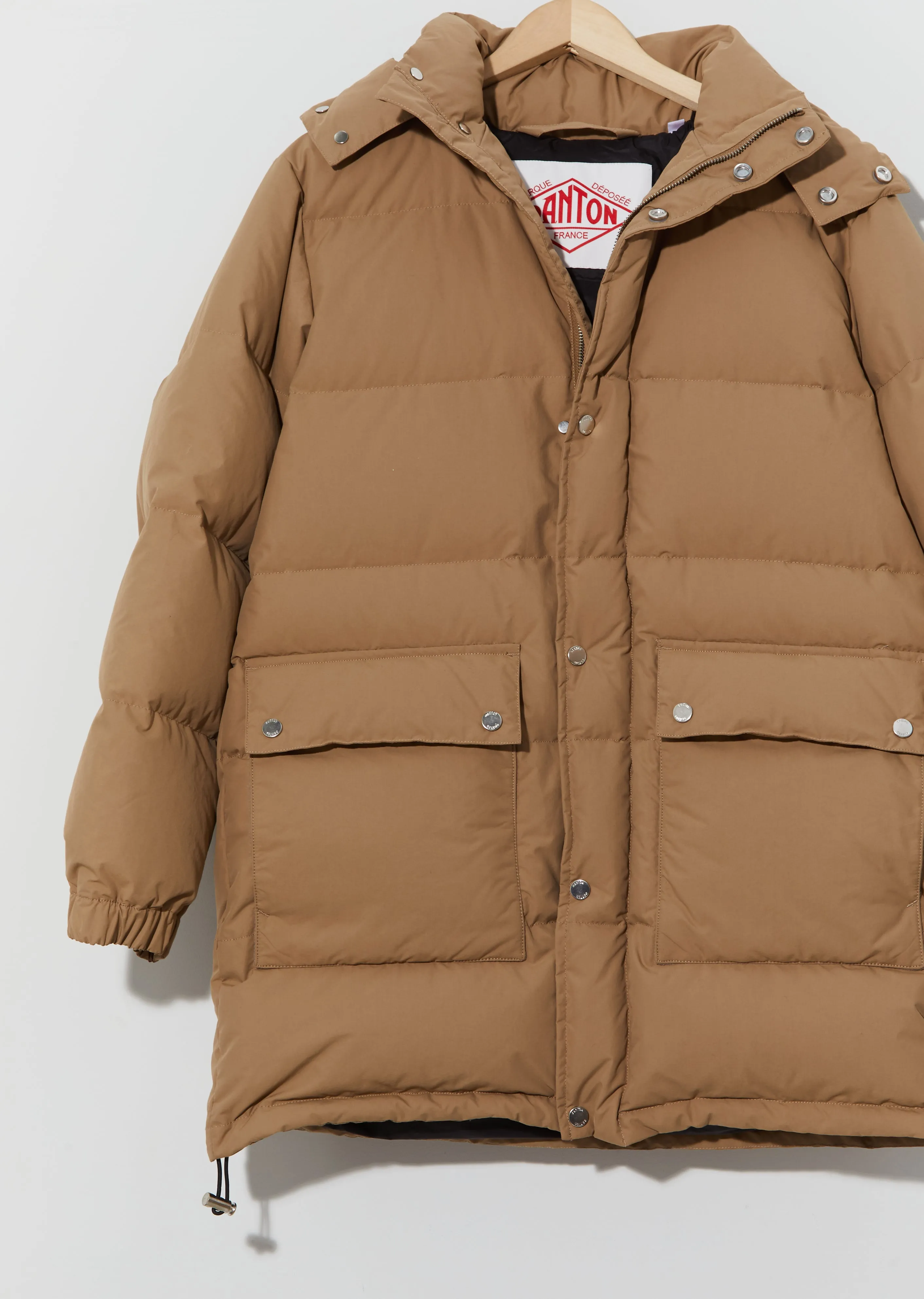 Nylon Tusser Coat — Beige