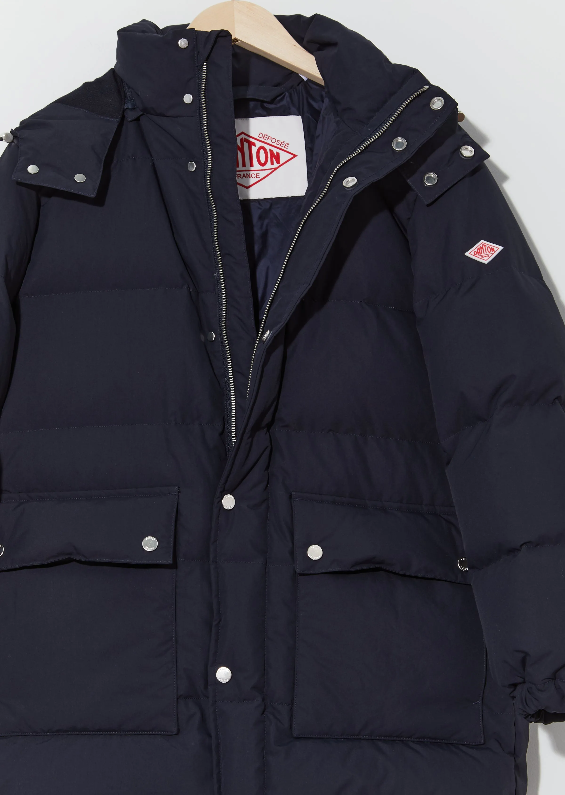 Nylon Tusser Coat — Navy