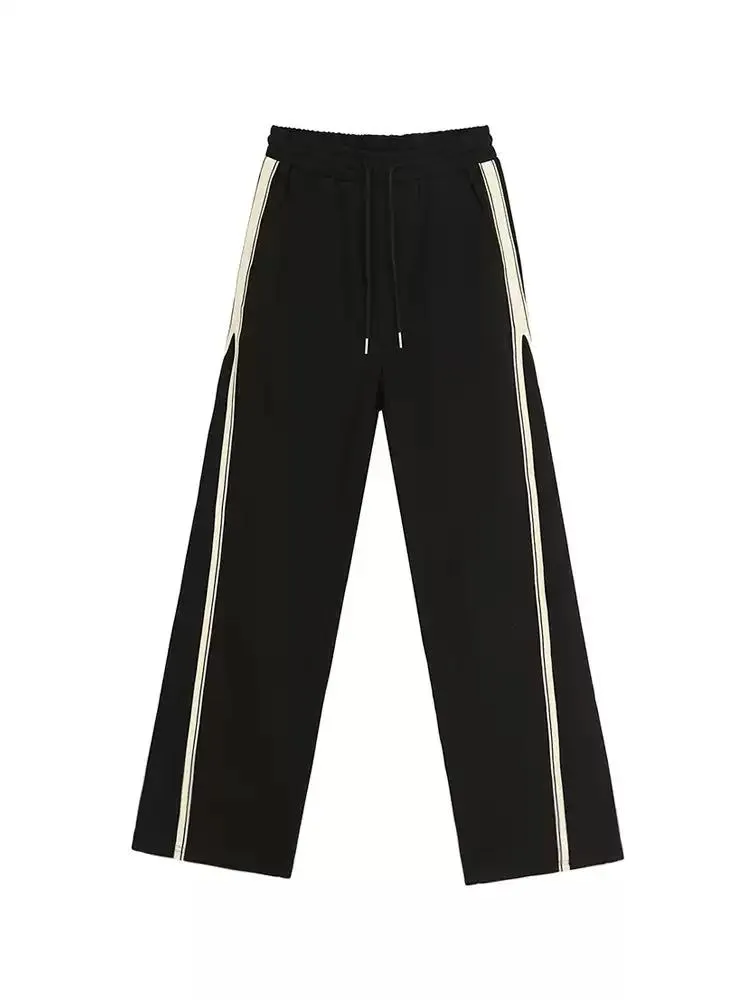 OH Drawcord Striped Contrast Sweatpants