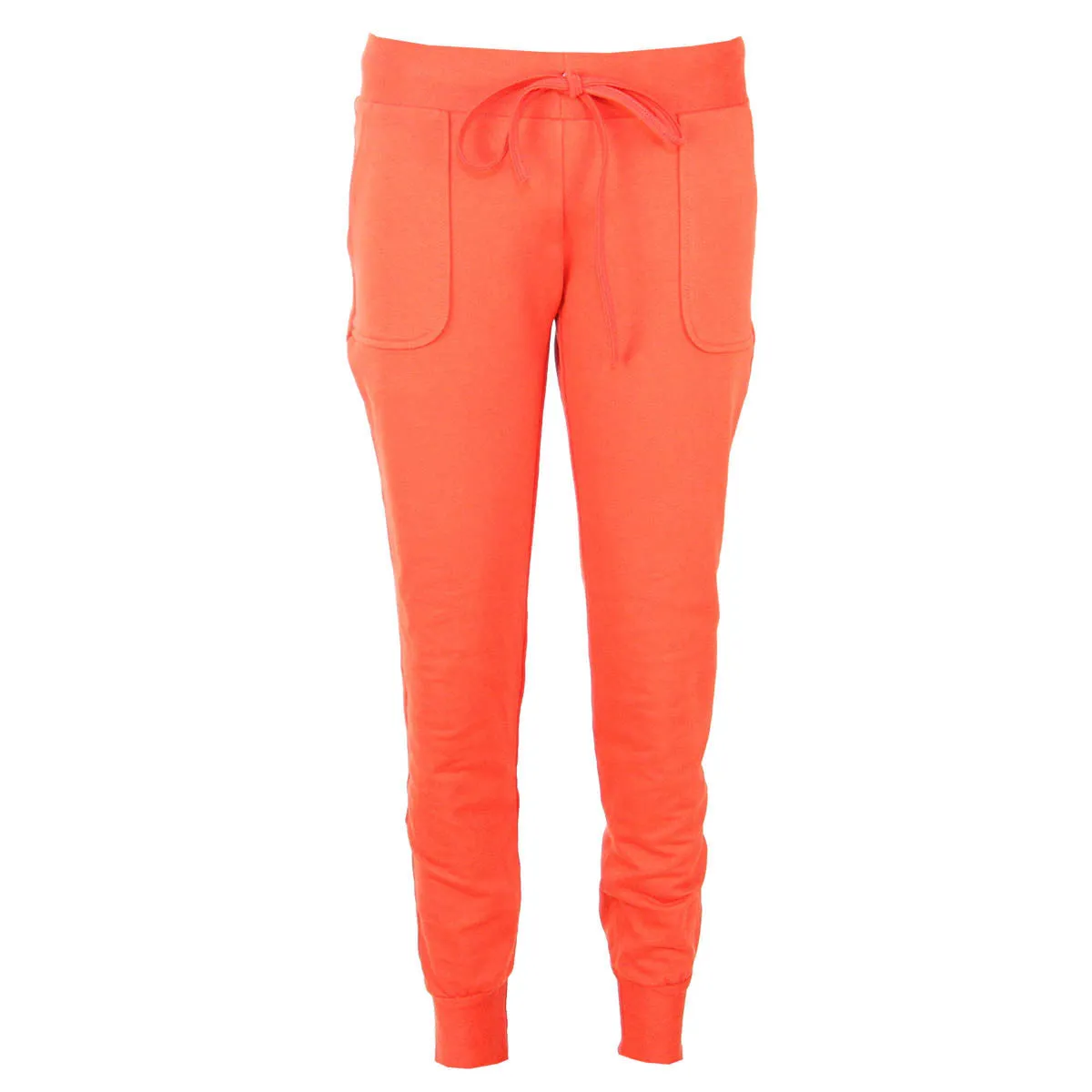 Orange Slouchy Drawstring Pants