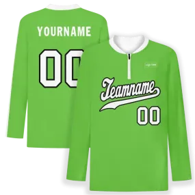 Personalized Baseball Full Sleeve Jacket for Men's Cage Jacket with Quarter-Zip Front for Baseball Softball