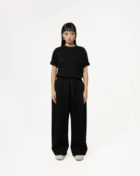 Pleated Sweatpants - Black