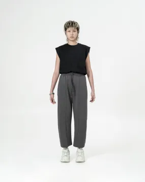 Pleated Sweatpants - Graphite