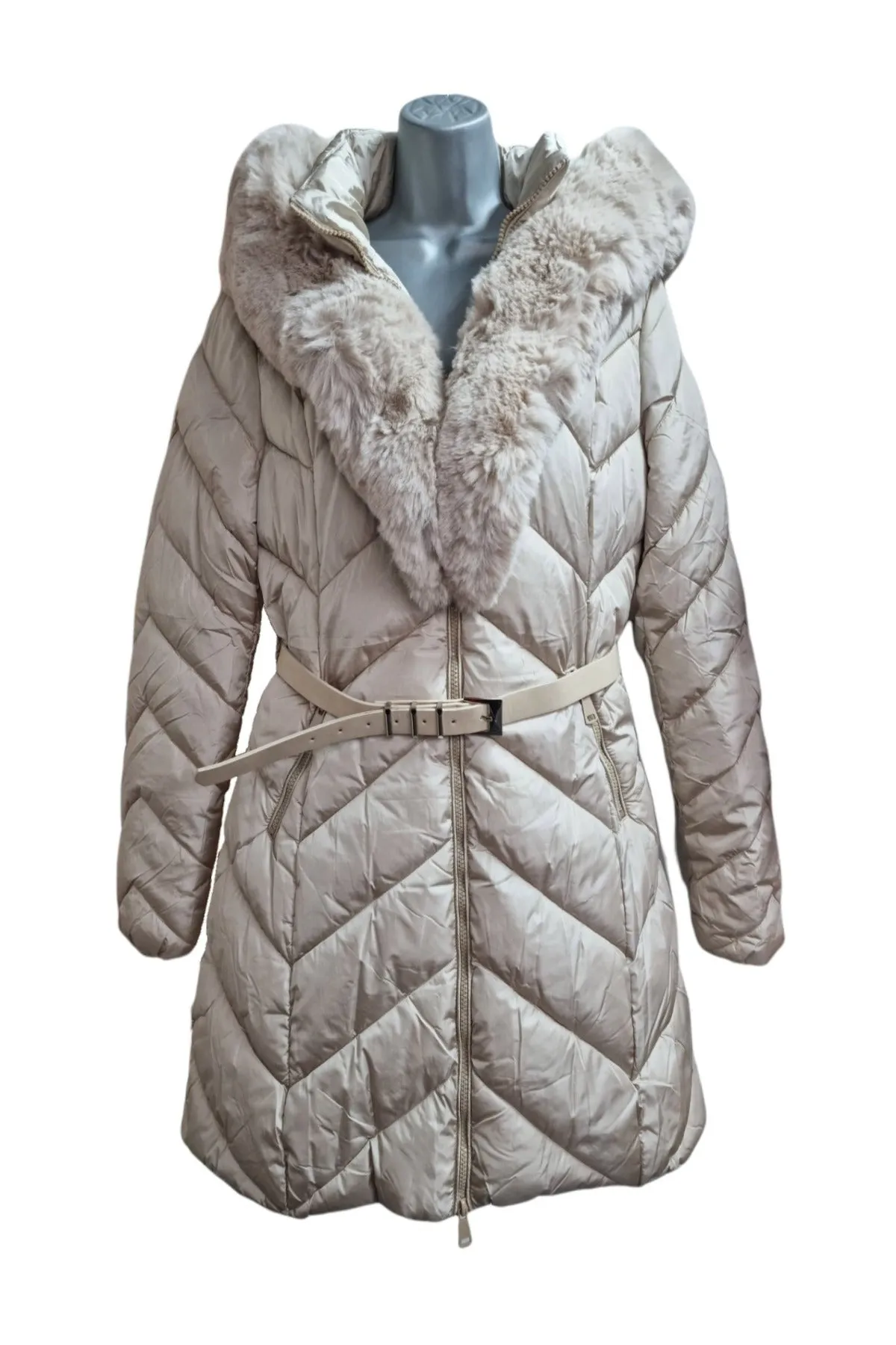 Puffer Fur Coat