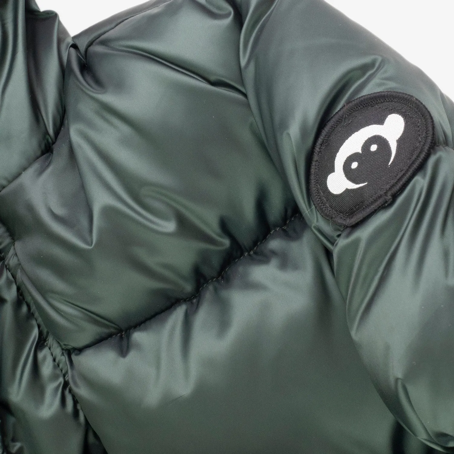 Puffy Coat | Forest Green