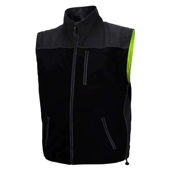 Pyramex® Hi Vis Reversible Windbreaker Weatherproof 4 in 1 Bomber Safety Jacket - ANSI Class 3 - RJR34